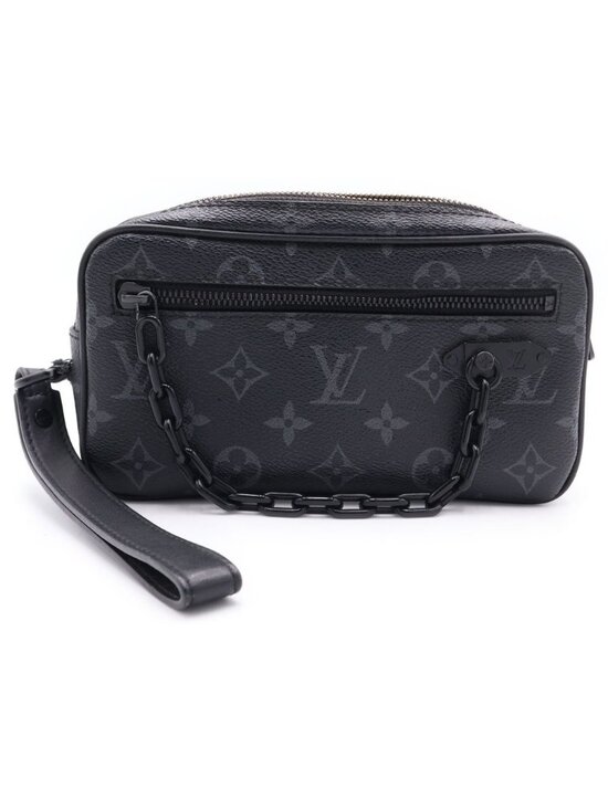 Louis Vuitton Other - Louis Vuitton Pochette Volga Monogram Eclipse Clutch Black